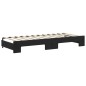 vidaXL Tagesbett Ausziehbar Schwarz 80x200 cm Samt vidaXL Tagesbett Ausziehbar Schwarz 80x200 cm Samt