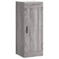 vidaXL Highboard Grau Sonoma 34,5x34x180 cm Holzwerkstoff vidaXL Highboard Grau Sonoma 34,5x34x180 cm Holzwerkstoff