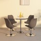 Esszimmerstühle 4 Stk. Drehbar Taupe Stoff Esszimmerstühle 4 Stk. Drehbar Taupe Stoff
