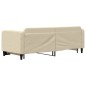 vidaXL Tagesbett Ausziehbar Creme 80x200 cm Stoff vidaXL Tagesbett Ausziehbar Creme 80x200 cm Stoff