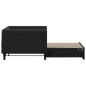 vidaXL Tagesbett Ausziehbar Schwarz 90x190 cm Samt vidaXL Tagesbett Ausziehbar Schwarz 90x190 cm Samt