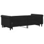 vidaXL Tagesbett Ausziehbar Schwarz 90x190 cm Samt vidaXL Tagesbett Ausziehbar Schwarz 90x190 cm Samt