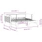 vidaXL Tagesbett Ausziehbar Schwarz 90x190 cm Samt vidaXL Tagesbett Ausziehbar Schwarz 90x190 cm Samt
