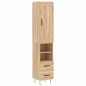 vidaXL Highboard Sonoma-Eiche 34,5x34x180 cm Holzwerkstoff vidaXL Highboard Sonoma-Eiche 34,5x34x180 cm Holzwerkstoff