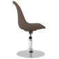 Esszimmerstühle 4 Stk. Drehbar Taupe Stoff Esszimmerstühle 4 Stk. Drehbar Taupe Stoff