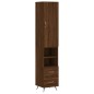 vidaXL Highboard Braun Eichen-Optik 34,5x34x180 cm Holzwerkstoff vidaXL Highboard Braun Eichen-Optik 34,5x34x180 cm Holzwerkstoff