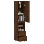 vidaXL Highboard Braun Eichen-Optik 34,5x34x180 cm Holzwerkstoff vidaXL Highboard Braun Eichen-Optik 34,5x34x180 cm Holzwerkstoff