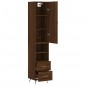 vidaXL Highboard Braun Eichen-Optik 34,5x34x180 cm Holzwerkstoff vidaXL Highboard Braun Eichen-Optik 34,5x34x180 cm Holzwerkstoff