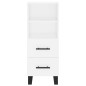 vidaXL Highboard Weiß 34,5x34x180 cm Holzwerkstoff vidaXL Highboard Weiß 34,5x34x180 cm Holzwerkstoff