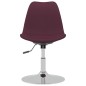 vidaXL Esszimmerstühle 2 Stk. Drehbar Lila Stoff vidaXL Esszimmerstühle 2 Stk. Drehbar Lila Stoff