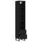vidaXL Highboard Schwarz 34,5x34x180 cm Holzwerkstoff vidaXL Highboard Schwarz 34,5x34x180 cm Holzwerkstoff