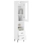 vidaXL Highboard Weiß 34,5x34x180 cm Holzwerkstoff vidaXL Highboard Weiß 34,5x34x180 cm Holzwerkstoff