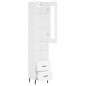 vidaXL Highboard Weiß 34,5x34x180 cm Holzwerkstoff vidaXL Highboard Weiß 34,5x34x180 cm Holzwerkstoff