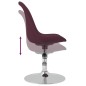 vidaXL Esszimmerstühle 2 Stk. Drehbar Lila Stoff vidaXL Esszimmerstühle 2 Stk. Drehbar Lila Stoff