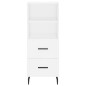 vidaXL Highboard Weiß 34,5x34x180 cm Holzwerkstoff vidaXL Highboard Weiß 34,5x34x180 cm Holzwerkstoff