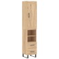 vidaXL Highboard Sonoma-Eiche 34,5x34x180 cm Holzwerkstoff vidaXL Highboard Sonoma-Eiche 34,5x34x180 cm Holzwerkstoff