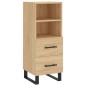 vidaXL Highboard Sonoma-Eiche 34,5x34x180 cm Holzwerkstoff vidaXL Highboard Sonoma-Eiche 34,5x34x180 cm Holzwerkstoff