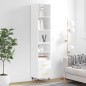 vidaXL Highboard Hochglanz-Weiß 34,5x34x180 cm Holzwerkstoff vidaXL Highboard Hochglanz-Weiß 34,5x34x180 cm Holzwerkstoff
