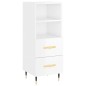 vidaXL Highboard Hochglanz-Weiß 34,5x34x180 cm Holzwerkstoff vidaXL Highboard Hochglanz-Weiß 34,5x34x180 cm Holzwerkstoff