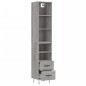 vidaXL Highboard Grau Sonoma 34,5x34x180 cm Holzwerkstoff vidaXL Highboard Grau Sonoma 34,5x34x180 cm Holzwerkstoff