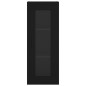 vidaXL Highboard Schwarz 34,5x34x180 cm Holzwerkstoff vidaXL Highboard Schwarz 34,5x34x180 cm Holzwerkstoff