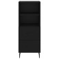 vidaXL Highboard Schwarz 34,5x34x180 cm Holzwerkstoff vidaXL Highboard Schwarz 34,5x34x180 cm Holzwerkstoff