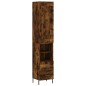 vidaXL Highboard Räuchereiche 34,5x34x180 cm Holzwerkstoff vidaXL Highboard Räuchereiche 34,5x34x180 cm Holzwerkstoff