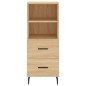 vidaXL Highboard Sonoma-Eiche 34,5x34x180 cm Holzwerkstoff vidaXL Highboard Sonoma-Eiche 34,5x34x180 cm Holzwerkstoff