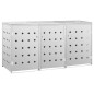 vidaXL Mülltonnenbox für 3 Tonnen 240 L Edelstahl vidaXL Mülltonnenbox für 3 Tonnen 240 L Edelstahl
