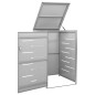 vidaXL Mülltonnenbox für 1 Tonne 69x77,5x112,5 cm Edelstahl vidaXL Mülltonnenbox für 1 Tonne 69x77,5x112,5 cm Edelstahl