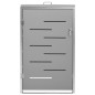 vidaXL Mülltonnenbox für 1 Tonne 69x77,5x112,5 cm Edelstahl vidaXL Mülltonnenbox für 1 Tonne 69x77,5x112,5 cm Edelstahl