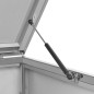vidaXL Mülltonnenbox für 1 Tonne 69x77,5x112,5 cm Edelstahl vidaXL Mülltonnenbox für 1 Tonne 69x77,5x112,5 cm Edelstahl