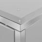 vidaXL Mülltonnenbox für 1 Tonne 69x77,5x112,5 cm Edelstahl vidaXL Mülltonnenbox für 1 Tonne 69x77,5x112,5 cm Edelstahl