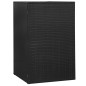 vidaXL Mülltonnenbox für 1 Tonne Schwarz 76x78x120 cm Poly Rattan vidaXL Mülltonnenbox für 1 Tonne Schwarz 76x78x120 cm Poly Rattan