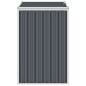 vidaXL Mülltonnenbox Grau 72×81×121 cm Stahl vidaXL Mülltonnenbox Grau 72×81×121 cm Stahl