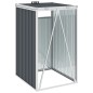 vidaXL Mülltonnenbox Grau 72×81×121 cm Stahl vidaXL Mülltonnenbox Grau 72×81×121 cm Stahl