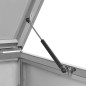 vidaXL Mülltonnenbox für 2 Tonnen 138x77,5x115,5 cm Edelstahl vidaXL Mülltonnenbox für 2 Tonnen 138x77,5x115,5 cm Edelstahl