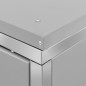 vidaXL Mülltonnenbox für 2 Tonnen 138x77,5x115,5 cm Edelstahl vidaXL Mülltonnenbox für 2 Tonnen 138x77,5x115,5 cm Edelstahl