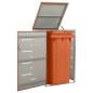 vidaXL Mülltonnenbox für 1 Tonne 69x77,5x115 cm Edelstahl vidaXL Mülltonnenbox für 1 Tonne 69x77,5x115 cm Edelstahl