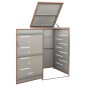 vidaXL Mülltonnenbox für 1 Tonne 69x77,5x115 cm Edelstahl vidaXL Mülltonnenbox für 1 Tonne 69x77,5x115 cm Edelstahl