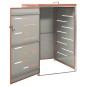 vidaXL Mülltonnenbox für 1 Tonne 69x77,5x115 cm Edelstahl vidaXL Mülltonnenbox für 1 Tonne 69x77,5x115 cm Edelstahl