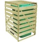 vidaXL Mülltonnenbox für 1 Tonne 240 L Imprägniertes Holz vidaXL Mülltonnenbox für 1 Tonne 240 L Imprägniertes Holz