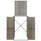 vidaXL Mülltonnenbox für 1 Tonne Grau 70x80x117 cm Poly Rattan vidaXL Mülltonnenbox für 1 Tonne Grau 70x80x117 cm Poly Rattan