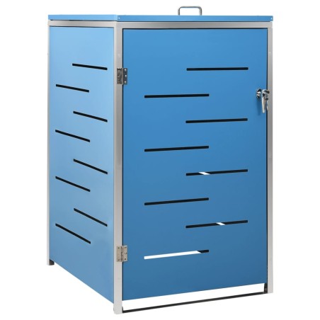 vidaXL Mülltonnenbox für 1 Tonne 69x77,5x115 cm Edelstahl
