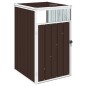 vidaXL Mülltonnenbox Braun 72×81×121 cm Stahl vidaXL Mülltonnenbox Braun 72×81×121 cm Stahl