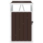 vidaXL Mülltonnenbox Braun 72×81×121 cm Stahl vidaXL Mülltonnenbox Braun 72×81×121 cm Stahl