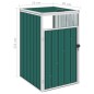 vidaXL Mülltonnenbox Grün 72×81×121 cm Stahl vidaXL Mülltonnenbox Grün 72×81×121 cm Stahl