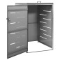 vidaXL Mülltonnenbox für 1 Tonne 69x77,5x115 cm Edelstahl vidaXL Mülltonnenbox für 1 Tonne 69x77,5x115 cm Edelstahl