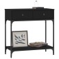 vidaXL Konsolentisch Schwarz 75x34,5x75 cm Holzwerkstoff vidaXL Konsolentisch Schwarz 75x34,5x75 cm Holzwerkstoff