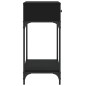 vidaXL Konsolentisch Schwarz 75x34,5x75 cm Holzwerkstoff vidaXL Konsolentisch Schwarz 75x34,5x75 cm Holzwerkstoff